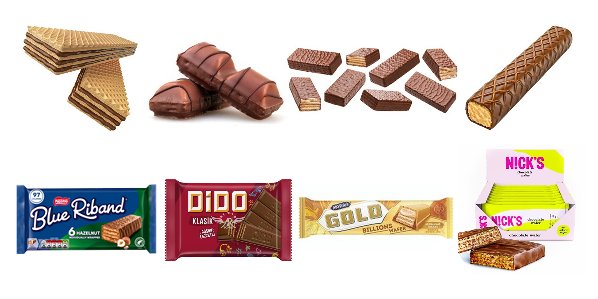 Filled Wafer Bars Products